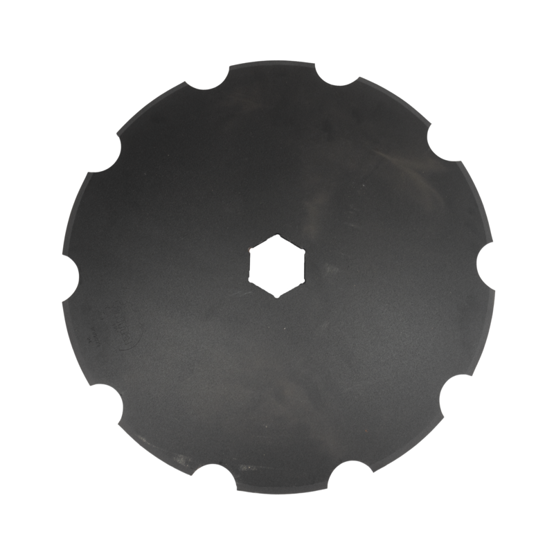 DISCO FRANGIZOLLE DENTATO Ø 610X6 MM. - FORO ESAGONALE 67