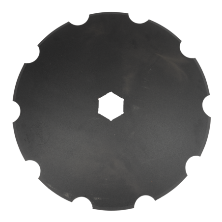 DISCO FRANGIZOLLE DENTATO Ø 610X6 MM. - FORO ESAGONALE 67