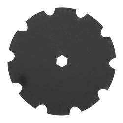 DISCO FRANGIZOLLE DENTATO Ø 610X6 MM. - FORO ESAGONALE 67