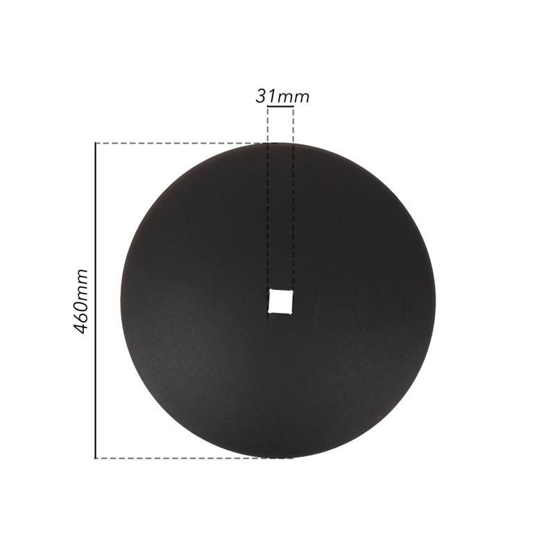 DISCO FRANGIZOLLE LISCIO Ø 460X3 MM. - FORO QUADRO 31