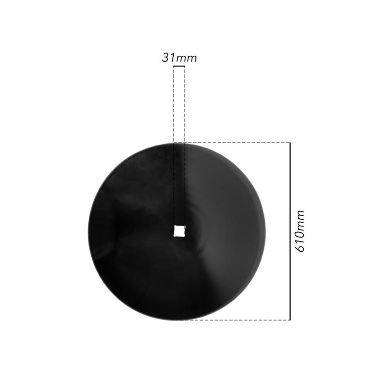 DISCO FRANGIZOLLE LISCIO Ø 610X5 MM. - FORO QUADRO 31