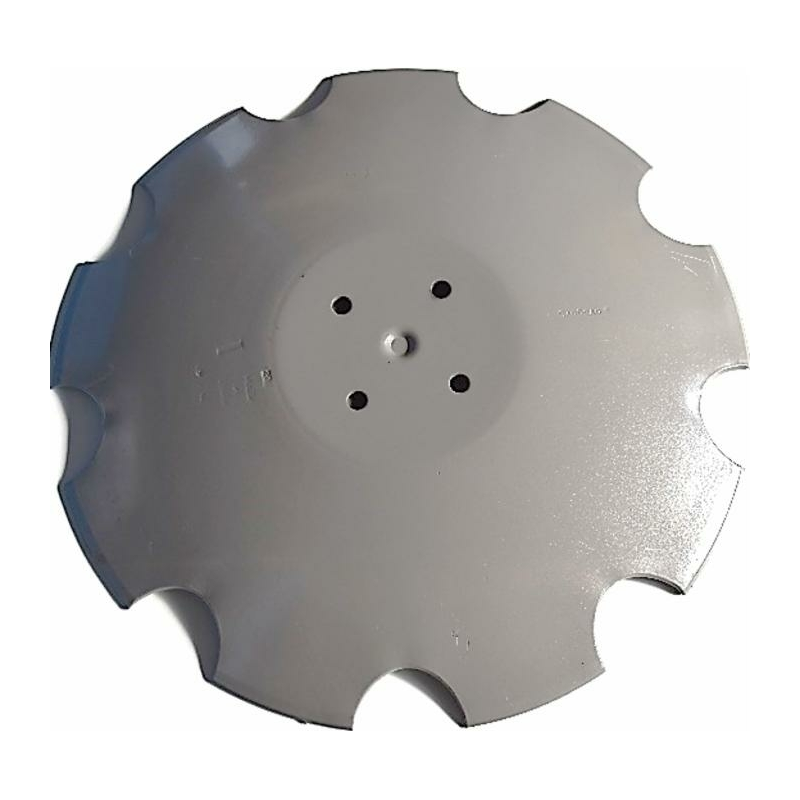 DISCO 460X4 CONCAVO DENTATO BASE PIANA, 4 FORI ø 11,5 SU ø 120