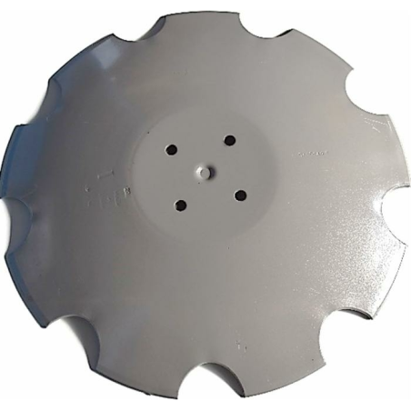 DISCO 460X4 CONCAVO DENTATO BASE PIANA, 4 FORI ø 11,5 SU ø 120