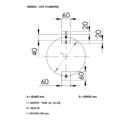 DISCO 560X6 CONCAVO DENTATO BASE PIANA, 5 FORI ø 13 SU ø 98 SKF