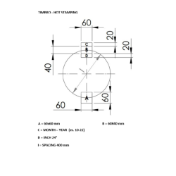 DISCO 610X6 CONCAVO DENTATO BASE PIANA, 5 FORI ø 13 SU ø 98 SKF