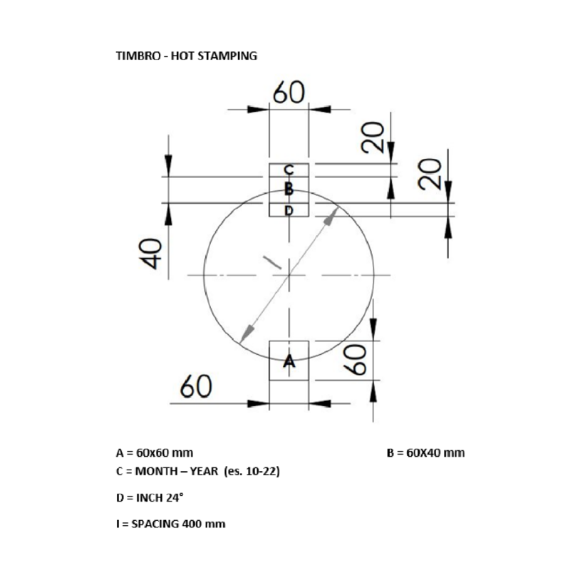 DISCO 620X6 CONCAVO DENTATO BUGNATURA INTERNA, 5 FORI Q.12,5 SU ø 160