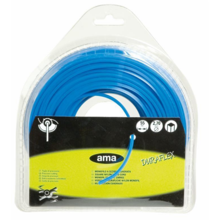 MONOFILO BLU QUADRANGOLARE 3,0 MM