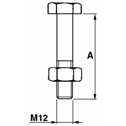 BULLONE T.E. 12X80 PER STAFFE
