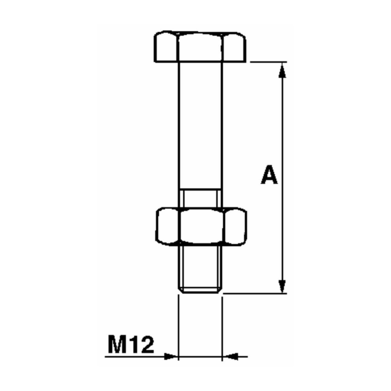 BULLONE T.E. 12X90 PER STAFFE