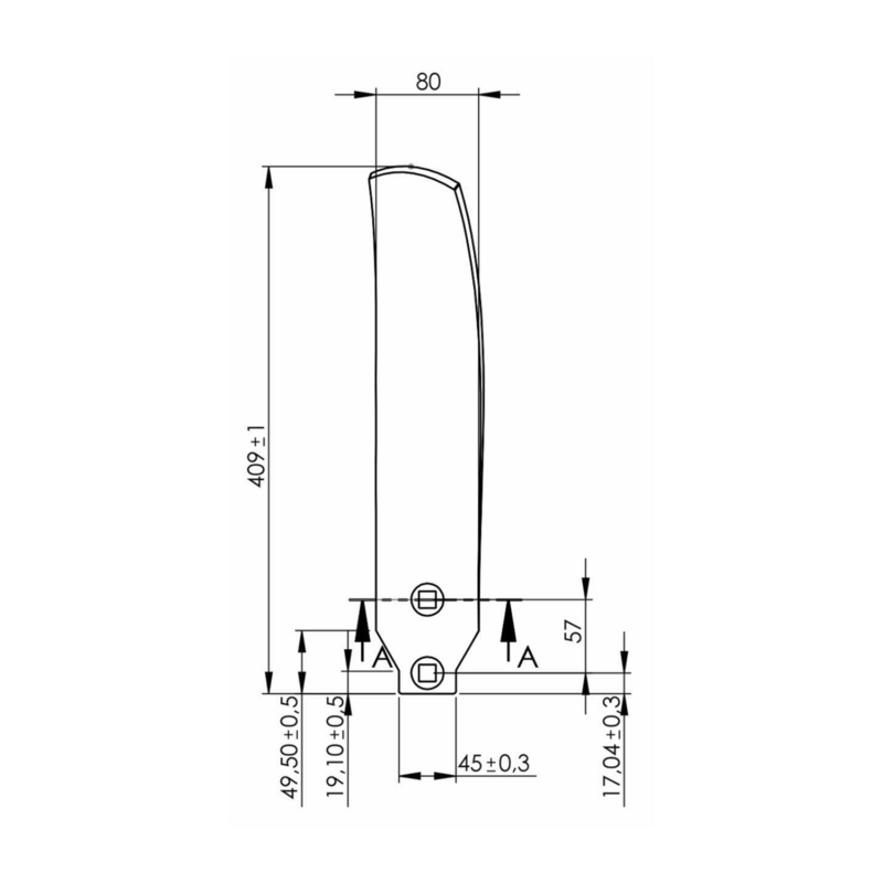 VERSOIO ADATTABILE HORSCH 80X8 ALTO SX