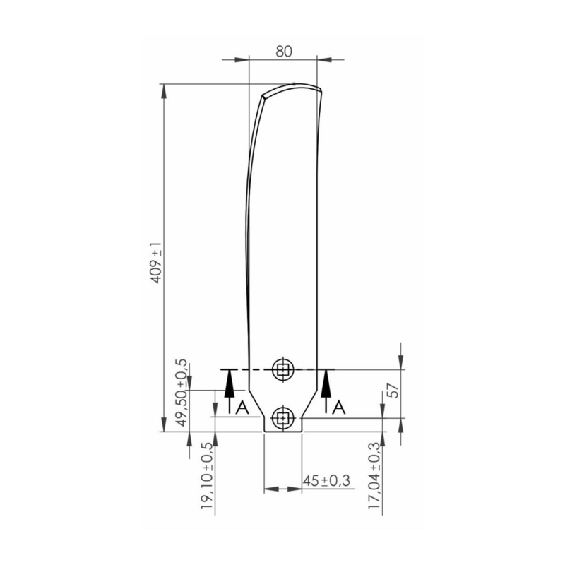 VERSOIO ADATTABILE HORSCH 80X8 ALTO DX