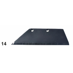 VOMERE 18" CON RIPORTO AL CARBURO SX