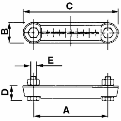INDICATORE DI LIVELLO INTERASSE 76mm