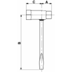 CHIAVE MOTOSEGA X DADO 13-19 32-170-22