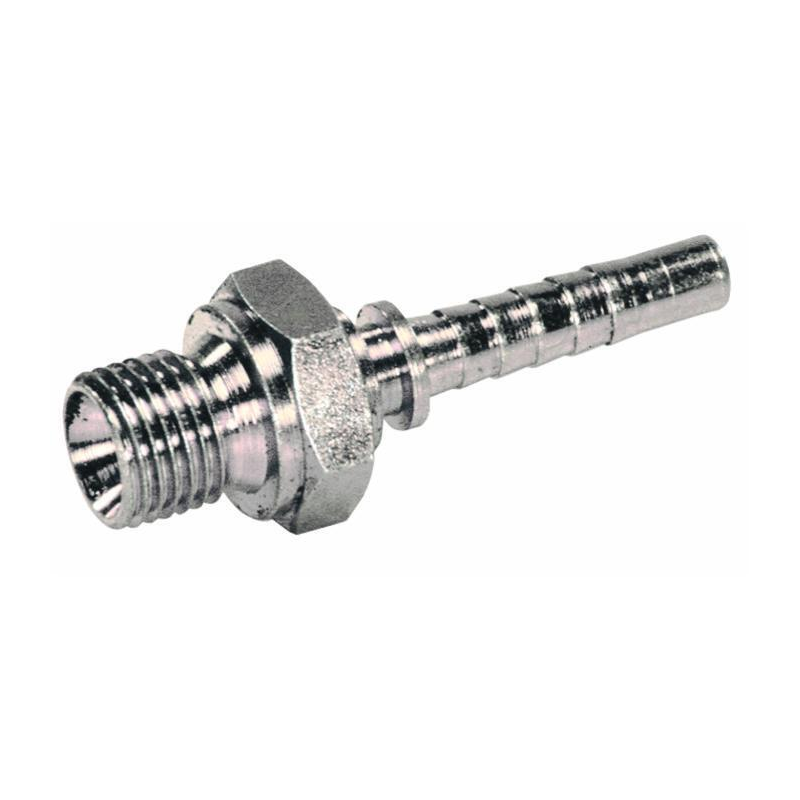 RACCORDO MASCHIO A PRESSARE METRICO FILETTO M14X1,5 TUBO 1/4”