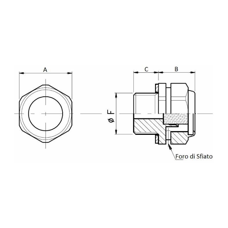TAPPO SFIATO DA 1/4"
