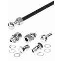 KIT RACCORDERIA PER VALVOLA DA 3/8"