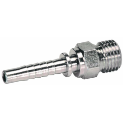 RACCORDO MASCHIO A PRESSARE DIN 24° FILETTO 24X1,5 (16S) TUBO 3/8”
