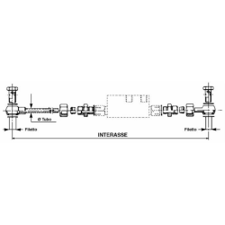 KIT RACCORDERIA PER VALVOLA DA 1/4" e 3/8"