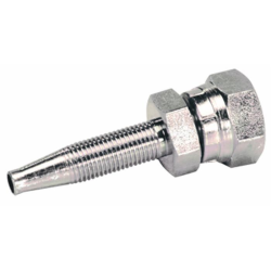 RACCORDO FEMMINA DIRITTA RECUPERABILE FILETTO 1/4” TUBO 1/4”