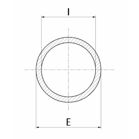 TUBO TRAFILATO Ø 80X70