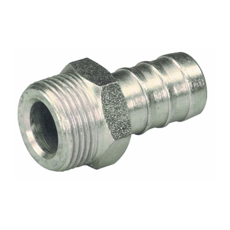 RACCORDO MASCHIO BASSA PRESSIONE FILETTO 3/4” TUBO 3/4”