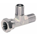 ADATTATORE A “T” MASCHIO/MASCHIO/FEMMINA DA 1/4"