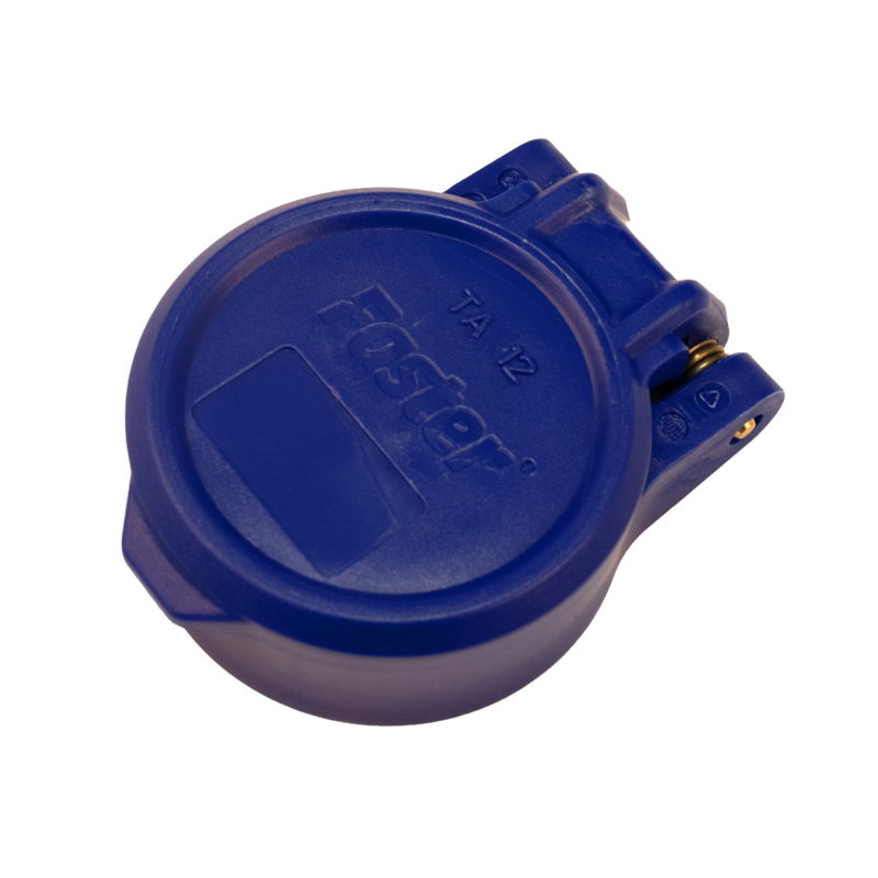 TAPPO DI PROTEZIONE AUTOMATICO PER INNESTO FEMMINA 1/2" COLORE BLU