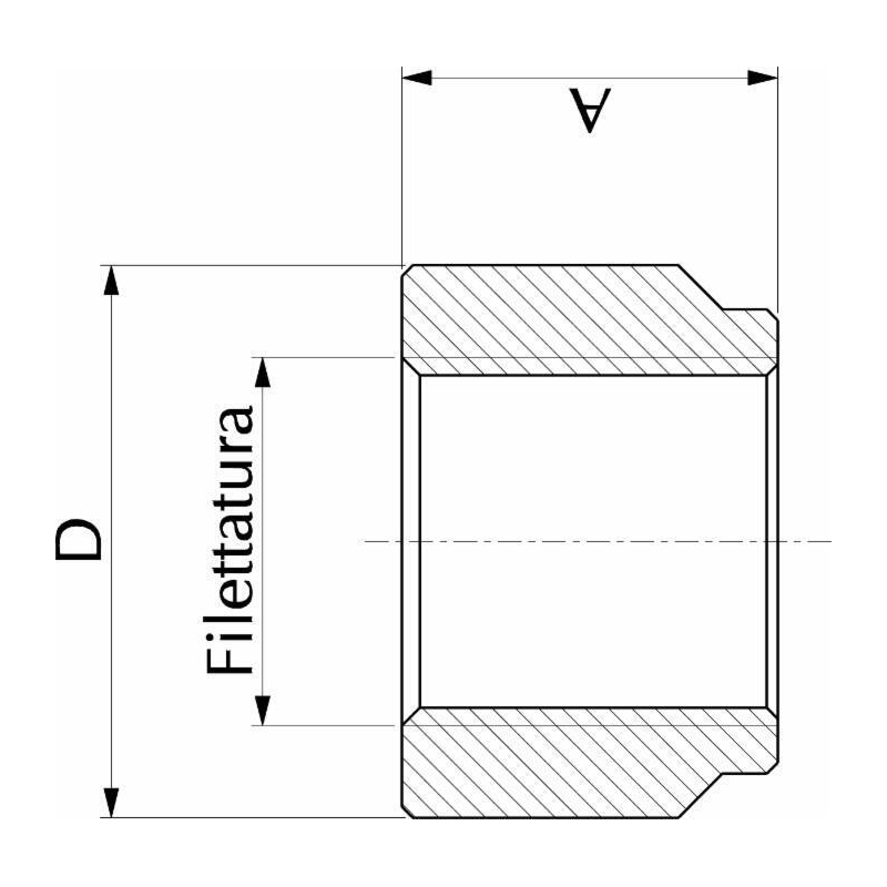 BORCHIA FILET.FEMM.1/2X18 GRAD