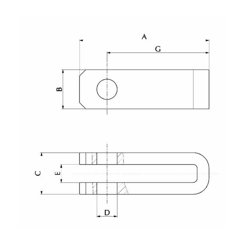FORCELLA 50X12 I.46X050 Ø22