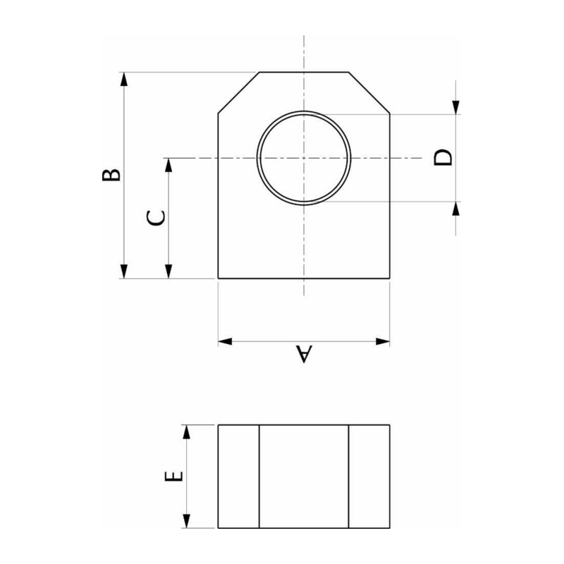 OCCHIO FISSO Ø16,20 INT.25