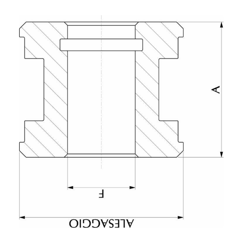 PISTONE AL.85 ØF.27 L.50