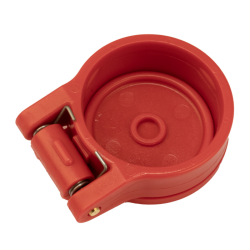 TAPPO DI PROTEZIONE AUTOMATICO PER INNESTO FEMMINA 1/2" COLORE ROSSO