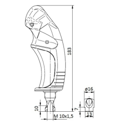 IMPUGNATURA ERGONOMICA A 4 PULSANTI