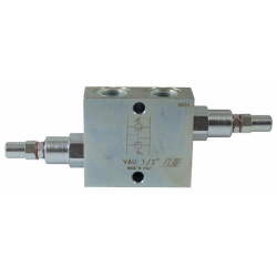 VALVOLA DI MASSIMA PRESSIONE INCROCIATA (ANTIURTO) DA 1/2”