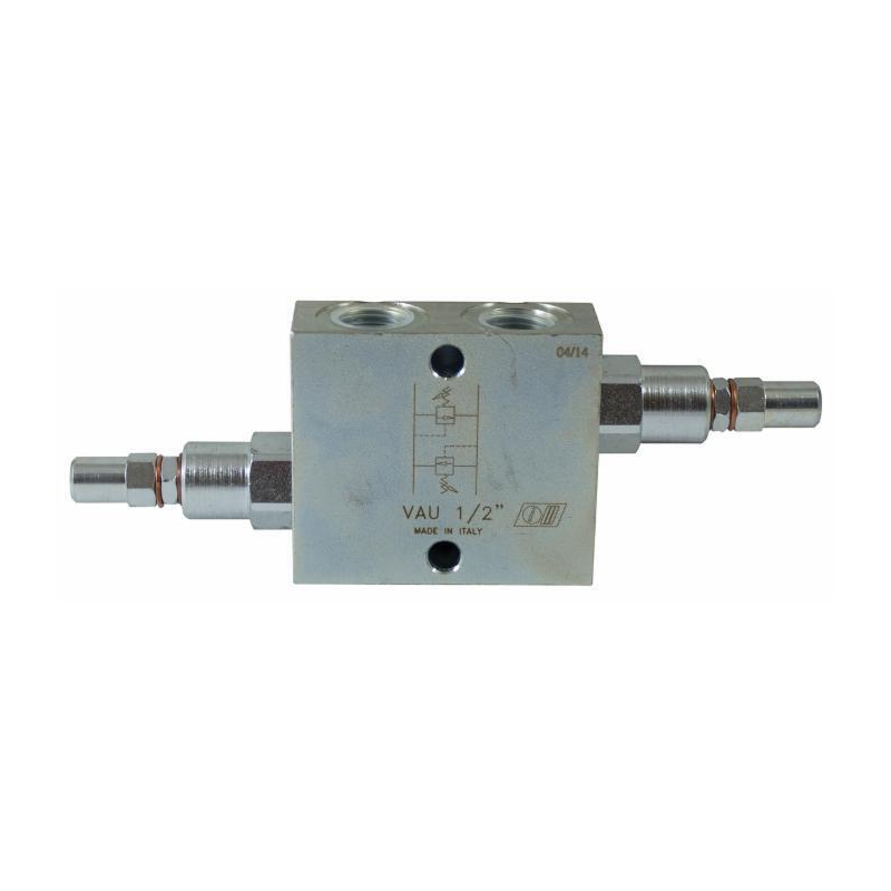 VALVOLA DI MASSIMA PRESSIONE INCROCIATA (ANTIURTO) DA 1/2”