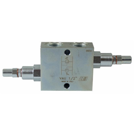 VALVOLA DI MASSIMA PRESSIONE INCROCIATA (ANTIURTO) DA 1/2”