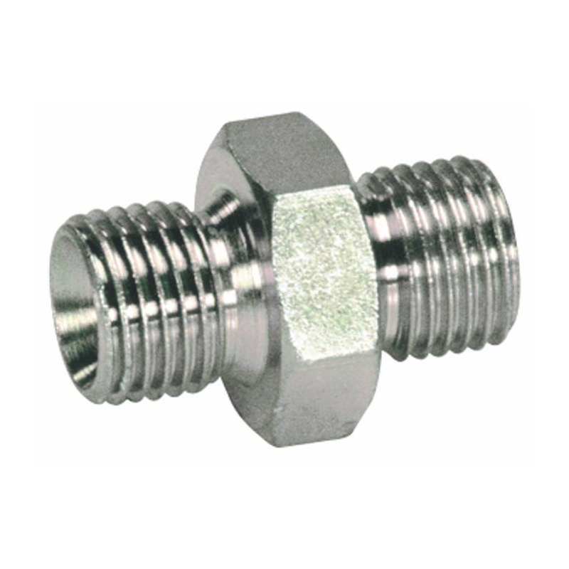 NIPPLES DI RIDUZIONE GAS/DIN 24° 3/8"- 14X1,5 (8L)