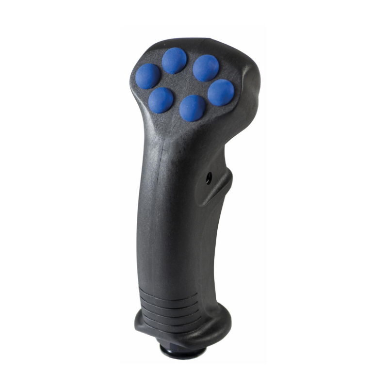 IMPUGNATURA ERGONOMICA A 6 PULSANTI CON PULSANTE DI SICUREZZA