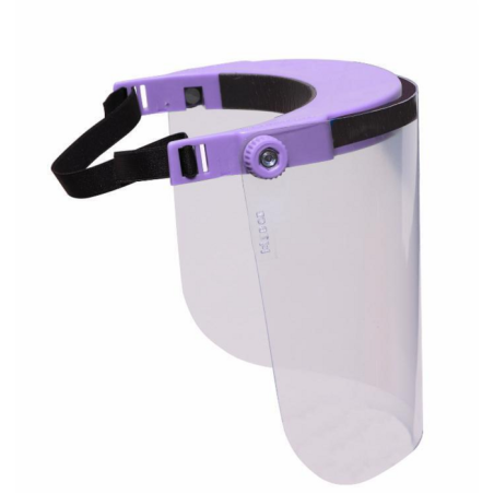 VISIERA PROTETTIVA COLORE VIOLA CONFEZIONE SINGOLA