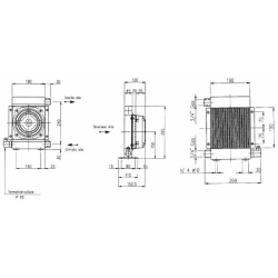 SCAMBIATORE DI CALORE IN ALLUMINIO DA 10 A 80 LITRI. TENSIONE 12VDC
