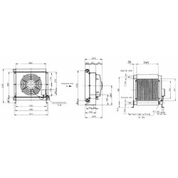 SCAMBIATORE DI CALORE IN ALLUMINIO DA 30 A 210 LITRI. TENSIONE 12VDC