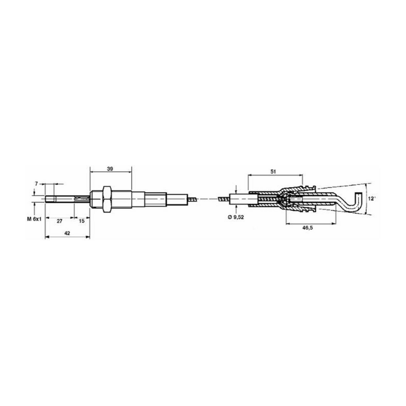 CAVO TELECOMANDO LUNGHEZZA 3000mm
