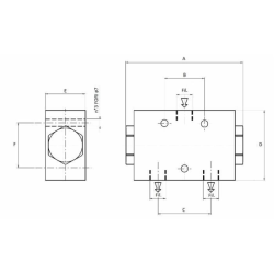 DIVISORE DI FLUSSO DA 3/8" da 6/11 LITRI