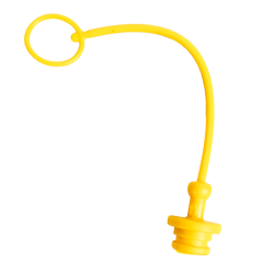 TAPPO PER INNESTO RAPIDO FEMMINA DA 1/2" COLORE GIALLO