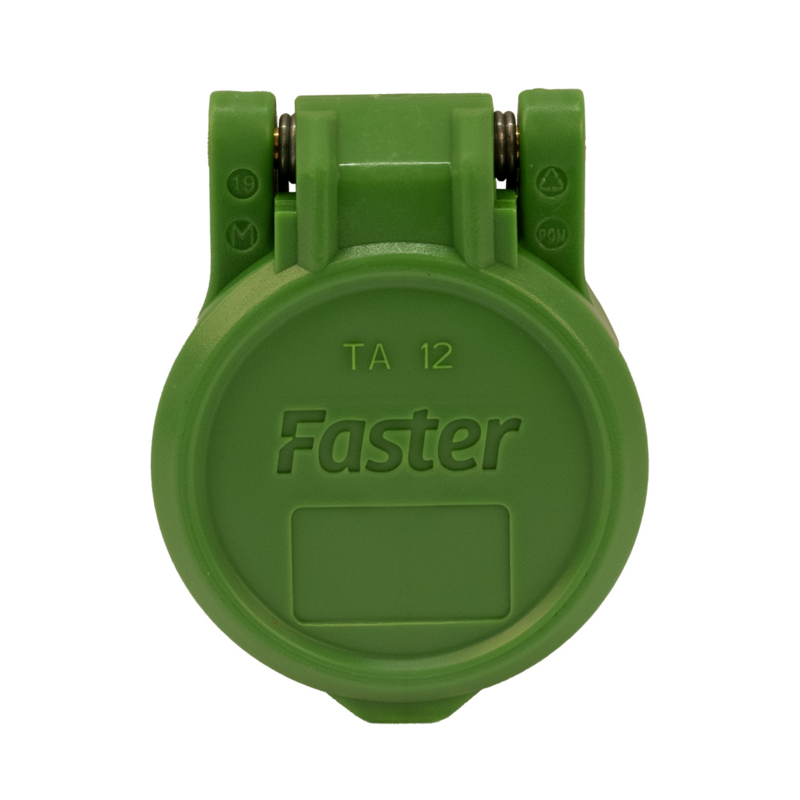 TAPPO DI PROTEZIONE AUTOMATICO PER INNESTO FEMMINA 1/2" COLORE VERDE