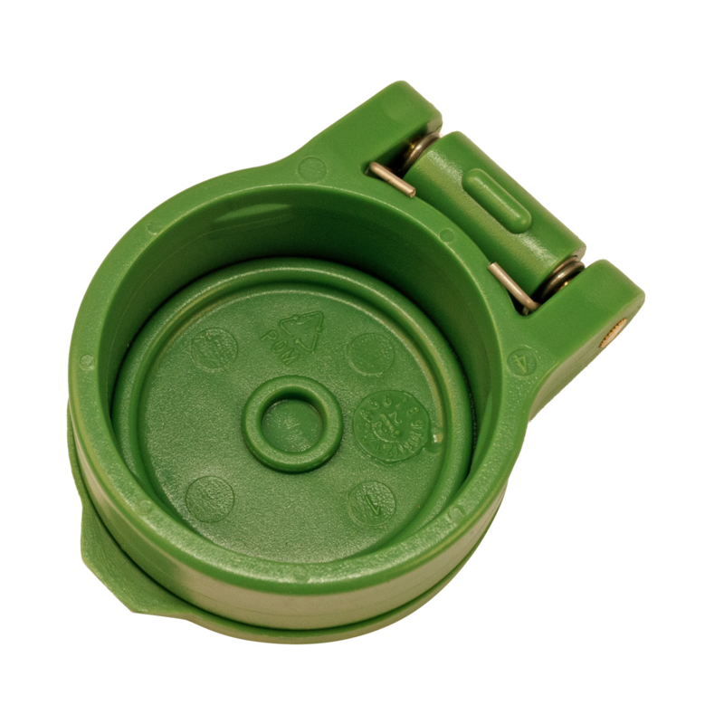 TAPPO DI PROTEZIONE AUTOMATICO PER INNESTO FEMMINA 1/2" COLORE VERDE