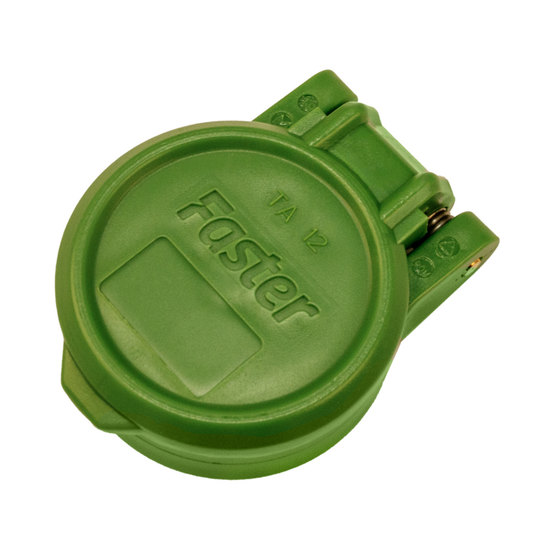 TAPPO DI PROTEZIONE AUTOMATICO PER INNESTO FEMMINA 1/2" COLORE VERDE