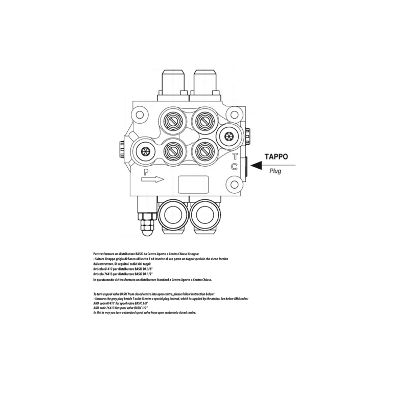 DISTRIBUTORE MODELLO BASIC A 5 LEVE DOPPIO EFFETTO 40 LITRI