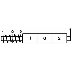DISTRIBUTORE MODELLO BASIC A 1 LEVA SEMPLICE EFFETTO 40 LITRI